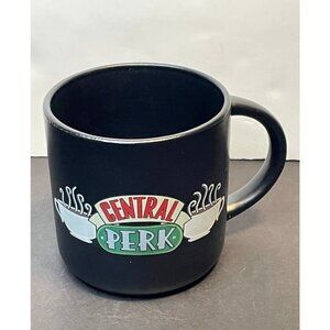 Central Perk Friends stoneware coffee mug Modern Gourmet Foods 3 1/2" TV black
